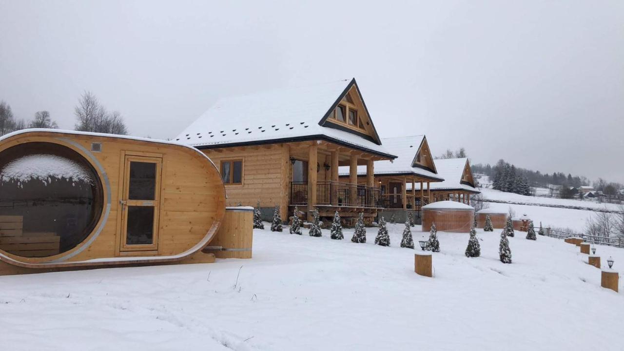 Domki Gorce Klikuszowa Sauna Jacuzzi Eksteriør bilde