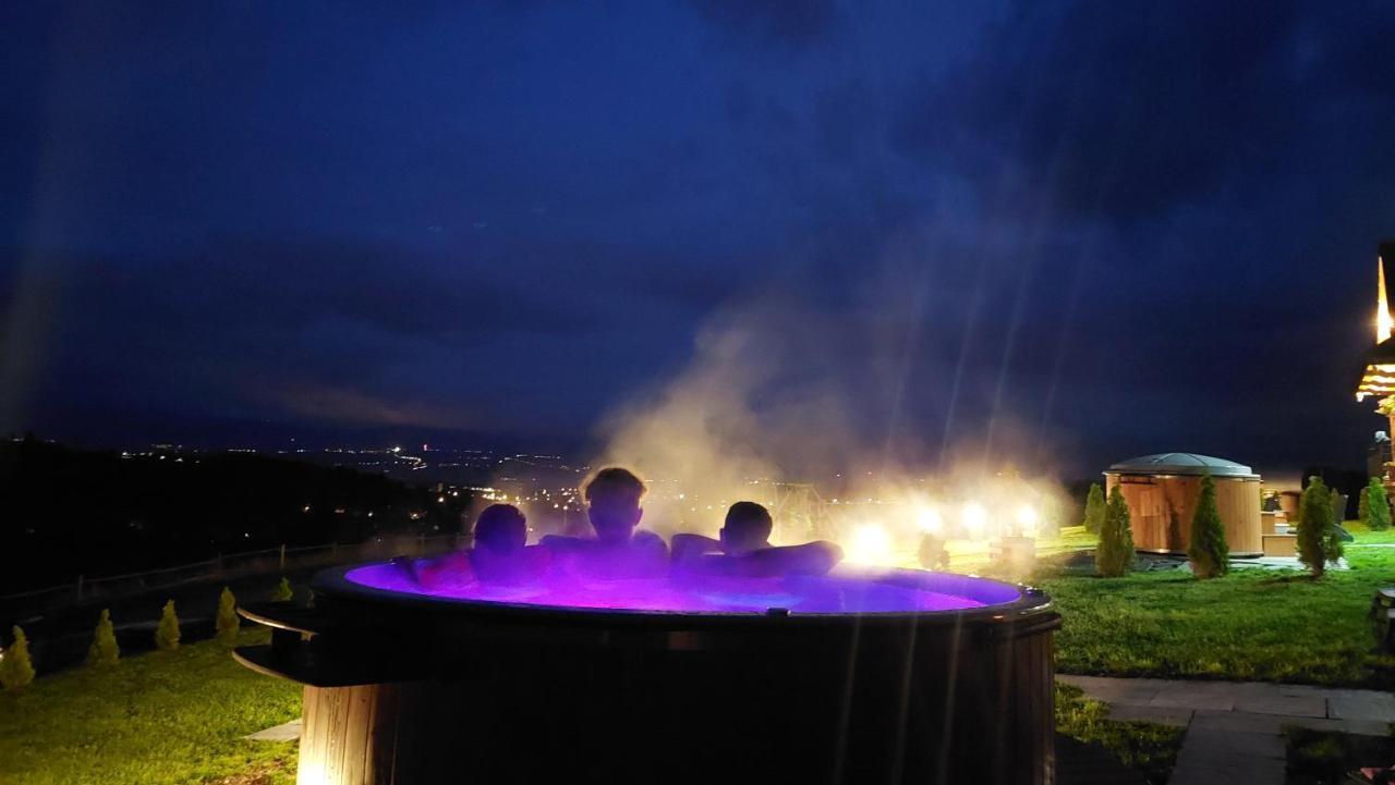 Domki Gorce Klikuszowa Sauna Jacuzzi Eksteriør bilde